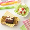 Papel de confeitaria estilo Ins, para bolos, sobremesas, macarons, sanduíches, hambúrgueres, batatas fritas, toalhas de rolo, tapete de papel à prova de óleo