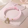 Pulsera Colgante de Gato Kitty Dulce y Linda Europea y Americana Transfronteriza, Pulsera Versátil para Pareja con Cuentas Hecha a Mano