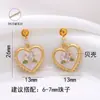 Ajustes para Pendientes de Perla con Aguja de Plata S925, Belleza Vintage que Conserva el Color, Pendientes Geométricos para la Cabeza, Accesorios de Material DIY Hecho a Mano