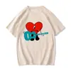 Novo un verano sin ti Novo Álbum Estampa Moda Feminina gola redonda hip hop manga curta camiseta