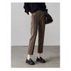 Calça Cigarrete Emagrecedora para Mulheres 2025 Outono e Inverno Novo Estilo Solta Emagrecedora Versátil Calça Cigarrete de Nove Pontos Calça Casual Feminina Novo Produto