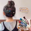 Pasador de Pelo de Perlas de Colores Coreanos, Estilo Nuevo para Niñas con un Toque de Lujo, Pinza para Flequillo y Cabello Fino, Accesorio para el Cabello de Bebé