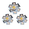 Lámpara de alta potencia de 1 W con fuente de alimentación puntual, placa de ciruela de 1 W, sustrato de aluminio de 20 mm, lámpara de imitación de lúmenes LED de luz cálida blanca