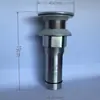 Escorredor de Pia com Tampa Flip-Top em Aço Inoxidável, Tubo de Dreno de Pia, Acessórios de Dreno Antiodor, Cabeça de Saída de Água