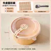 Caja de Almuerzo Desechable para Picnic Papel Kraft Rectangular para Llevar Caja de Empaque para Comida Rápida Caja para Almuerzo y Ensalada Flor de Seda