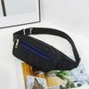 Nuevo bolso de cintura triangular para mujer con costuras transfronterizas, moda PU, impermeable, casual para exteriores, tipo bandolera, reducción de carga, monedero