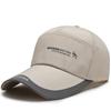 Gorra de béisbol de ala larga estampada para hombre, nueva gorra de primavera y verano, para exteriores, protección solar y parasol, para pesca, de secado rápido.