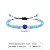 Venta al por mayor de joyería Turquía Ojo de Diablo Pulsera de Cuentas de Colores Cordón Negro Ajustable para la Mano BR-1246