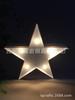 Luz LED de Plástico Blanco Estrella Letra Símbolo
