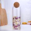 Frasco de Corcho para Bolas Frasco de Exhibición para Té de Flores y Frutas Granos de Café Frasco de Vidrio Borosilicato Frasco Transparente Sellado Estilo Japonés