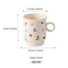 Taza de Cerámica Doméstica Personalizada Simple Resistente a Altas Temperaturas Taza Alto Valor Estético Oficina Pareja Taza de Café Regalo de Acompañamiento