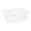 Caixa de Almoço Descartável, Talheres, Caixa para Levar, Caixa de Almoço Retangular de Plástico de Grau Alimentício com Tampa, Caixa para Fast Food