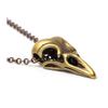 Anillo abierto de cabeza de pájaro retro europeo y americano transfronterizo para hombre, personalidad exagerada, calavera de pájaro hueca, anillo para el dedo, joyería punk