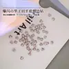 K9 Diamante de Corazón Joyería para Uñas Arte de Uñas de Alta Calidad Brillante Forma Especial de Fondo Plano Invertido Diamante Plata Blanco Luz Azul Lago Corazón de Melocotón Diamante para Uñas Joyería