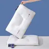 Nueva Almohada de Látex Almohada de Goma para Uso en Casa, Dormitorio de Estudiantes, Soporte Cervical para una Sola Persona Almohada Ayuda para Dormir Núcleo, Látex Natural