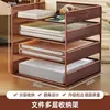 Estanterías de almacenamiento por tema, estanterías de escritorio, organizadores de escritorio para dormitorios estudiantiles, expositores de libros de varios niveles, organizadores de archivos para escritorio de oficina