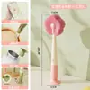 Cepillo con Ventosa Modelo Nuevo Cepillo Extendido Taza de Agua Mango Largo Herramienta Especial Multifuncional Tres en Uno Cepillo Limpiador para Biberones