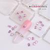 Mini Pequenos Pontiagudos Inferiores Irregulares Rosa Marquise Gota de Lágrima Redondo Coração Formato Zircônia Decorações para Unhas Atacado Item Quente Transfronteiriço