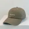 Gorra de Béisbol de Estilo Coreano de Marca de Moda con Bordado de Letras para Mujer, Parte Superior Suave, Sombrero Versátil Casual para Protección Solar para Uso al Aire Libre, También Adecuado para Hombres