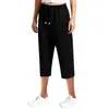 Pantalones Cortos Elásticos de Cintura Alta para Mujer de Amazon, Pantalones Deportivos Finos de Verano, Pantalones Harem Holgados, Pantalones Casuales para Mujer de Tallas Grandes en Stock