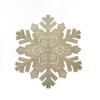 Manteles Individuales de Copo de Nieve Navideño Hueco Estilo Europeo, Tapetes Huecos Antideslizantes con Aislamiento Térmico para el Hogar, Decoración de Mesa de Comedor Transfronteriza, Venta al por Mayor de Manteles Individuales Estilo Occidental