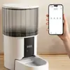 Comedouro inteligente para pets, grande capacidade, universal, com temporizador, controle de porção, operação offline, controle de voz e câmera para alimentar comida de gato e cachorro