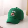 Gorra de Béisbol Infantil Primavera Bordado de Letra Inglesa Estilo Occidental Moda Versátil Sombrero de Sol para Bebés Niños y Niñas Tendencia