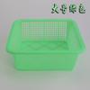 Cesta de Plástico para Lavar Verduras, Frutas y Alimentos, Cesta de Almacenamiento Cuadrada Pe, Distribución de Almacén, Colador Cuadrado para Joyería, Transfronterizo