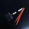 Fábrica de Impresión por Transferencia de Calor Personalizada Marca Propia Lanyard para Credencial Insignia de Trabajo para Exposiciones Portatarjetas de Poliéster Cuero PU Lanyard para Teléfono con Patrón Impreso