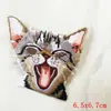 Patche Bordado de Gato de Bolso Animal Fofo Desenho Animado Estilo Japonês Gato Bordado Patch Transfronteiriço em Estoque