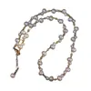 Collar de Perlas Trenzado de Doble Capa Transfronterizo Europeo y Americano Estilo Palacio Francés Cadena para Clavícula Exquisito Lujo Ligero Collar de Alta Gama para Mujer