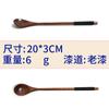 Cuchara pequeña de madera cuchara de café cuchara para medicina cuchara de calidad de madera maciza cuchara para mermelada cuchara japonesa para mezclar miel mango largo venta directa de fábrica