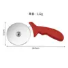 Cortador de Pizza de Acero Inoxidable Utensilio para Hornear Cuchillo para PIZZA Cortador de Cocina Cuchillo Barbea para Pizza Placa para Pizza
