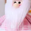 Muñeco de Muñeco de Nieve Ciervo para Ancianos Sentados Nuevo Transfronterizo Muñeca de Lentejuelas Rosas Decoración Navideña Adornos para Ventana