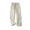 Pantalones de Paracaídas de Trabajo para Pareja al Aire Libre Estilo Montaña, Ultradelgados, Sensación Fresca, Secado Rápido, con Puños Ajustables, Ligeros y Fluidos 12075