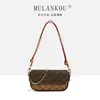 Bolso de Axila Estilo Francés, Bolso de Hombro Versátil Retro de Moda Transfronteriza, Bolso Cruzado Nuevo de Cadena de Alta Gama Elegante para Mujer