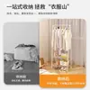 Perchero de Pie para Dormitorio, Perchero Móvil y Sencillo para Secar Ropa, Perchero de Esquina Doméstico para Interiores, Engrosado