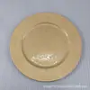 Platos de Carga de Plástico Estilo Europeo y Americano Fiesta de Bodas Banquete Platos Decorativos Técnica de Pintura en Spray 13 pulgadas