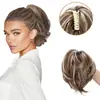 Herramienta de peinado de moño de pelo corto rizado despeinado tipo clip transfronterizo para mujeres europeas y americanas, goma para el pelo, peluca de coleta en stock