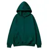 Comercio Exterior Ropa Europea y Americana Mismo Estilo Cardigan con Cremallera Sudadera con Capucha Color Sólido Ropa Deportiva Otoño e Invierno Forro Polar Holgado
