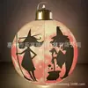 Nueva Bola Luminosa de Halloween Luz LED Patio Exterior Luna Murciélago Cabeza de Calabaza Castillo PVC Hinchable Bola de Navidad