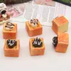Accesorios de Resina para Manualidades de Dibujos Animados, Juguetes Realistas de Comida, Pastel, Helado, Pinzas para el Cabello, Llaveros, Accesorios para Colgantes