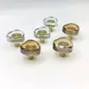Manijas de Cajón de Cristal y Latón Simples y Lujosas para Habitación Infantil, Manijas de Puerta de Gabinete, Gabinete de Vino, Armario