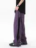 Pantalones de Paracaídas Ligeros de Verano con Cremallera Lateral de Malla Transpirable para Hombre, Pantalones de Trabajo de Nailon de Secado Rápido Estilo Americano de Pierna Ancha para Hombre