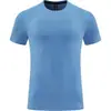 Camiseta de Verano 2026, de manga corta, corte holgado, para correr, deportes y fitness, top con sensación de hielo, camiseta de verano de seda de hielo de manga corta para hombre, secado rápido