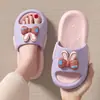 Chinelos fofos de orelha de coelho para meninas, chinelos plataforma femininos com sola grossa para aumentar a altura, com laço, adequados para uso externo e em casa