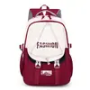 Novas Mochilas para Ensino Fundamental e Médio, Mochila Casual Simples Acadêmica para Estudantes Universitários, Grande Capacidade, Toque de Luxo, Mochila de Duas Alças para Casais Mulheres