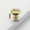 Alça de aço inoxidável furo único armário sapateira porta gaveta alça cogumelo dourada preta alça redonda moderna para móveis