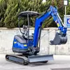 Exportar a Australia: Excavadora pequeña de 2.5 toneladas con control piloto hidráulico, rompedor multifuncional y pinza para troncos