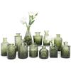 Venta Caliente Transfronteriza Amazon Jarrón Pequeño Adornos de Decoración de Escritorio Set de Botellas Pequeñas de Vidrio Transparente de Gama Alta Venta al por Mayor